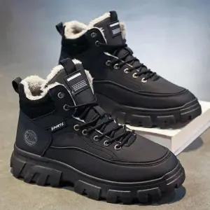 남성 2컬러 겨울 방한 털워커 레이스업 털운동화 WFG7ILK
