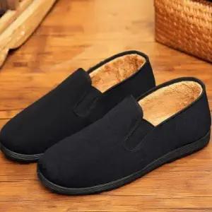 겨울철 방한용품 털 안감 양 사이드 밴딩 슬립온 WFG7JYN