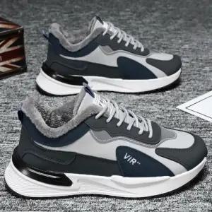 남성 2컬러 겨울 털 안감 스포츠 데일리 방한 운동화 WFG7ILY