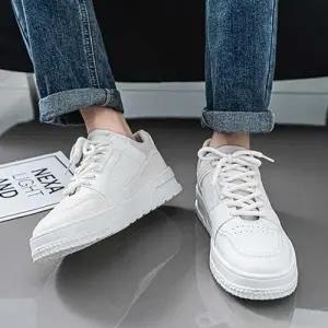 심플 메쉬 사계절 스니커즈 키높이 흰색단화 운동화 WFG76EV