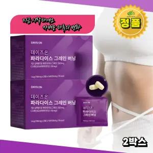 데이즈온 파라다이스 그레인 버닝 1400mg 식물유래 체중관리 14포, 2개