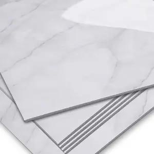 바닥타일 데코타일 주방타일데코및보수 마블화이트 유광