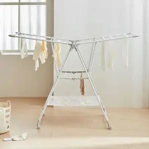 [한샘] 양날개 베이직 메쉬형 건조대 1단[34932577]