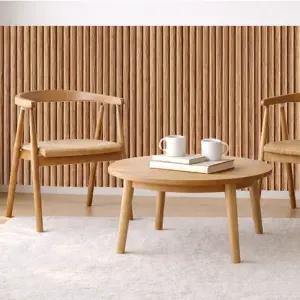 접착식 인테리어 입체 시트지 템바보드 벽지 1M x 71cm 나이테 1장