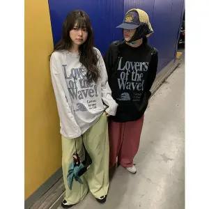 [공구우먼] [제작] 러벌스 루즈핏 나염 티셔츠 86917 빅사이즈 여성의류