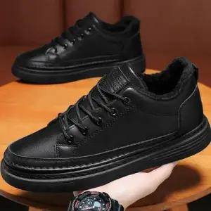 남성 키높이 베이직 디자인 편한 통굽 기모 스니커즈 WFGB6RQ