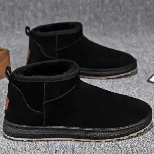 겨울철 남성용 털 안감 방한 숏 기장 방한부츠 WFGAJPP