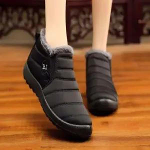 남녀공용 기모 패딩부츠 패딩슬립온 방풍 겨울 2컬러 WFGAHKD