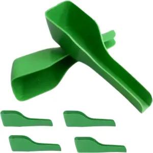 6팩 새 모이 스푼 플라스틱 앵무새 스쿱 손 먹이기 식기 모이주기 및 급수 용품