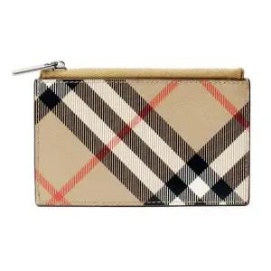 25FW 체크 지퍼 카드지갑 8091900