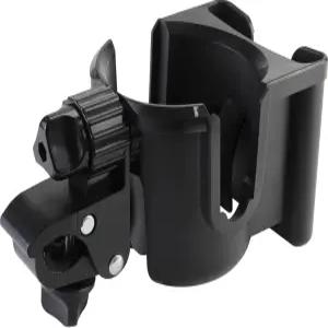 휴대폰 홀더가 있는 범용 유모차 컵 홀더 튼튼한 클립이 360° 회전식 병 유모차용 액세서리 자전거 휠체어