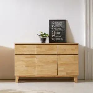 [롯데백화점]미아트 빅피처가구 크세프 1200 LPM 고무나무원목 수납장