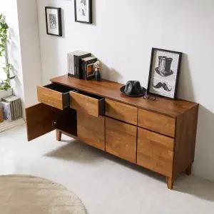 [롯데백화점]미아트 빅피처가구 크세프 1600 LPM 멀바우원목 수납장