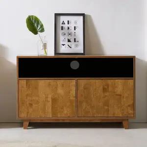 [롯데백화점]미아트 빅피처가구 실로멋 LPM 고무나무원목 800 협탁 수납장