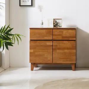 [롯데백화점]미아트 빅피처가구 크세프 800 LPM 멀바우원목 수납장