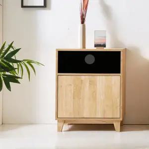 [롯데백화점]미아트 빅피처가구 실로멋 LPM 고무나무원목 400 협탁