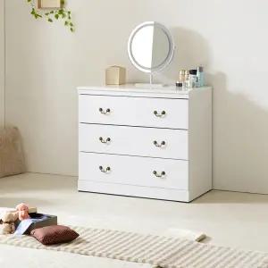 [롯데백화점]미아트 젠시아A 멜로우 1000 3단 서랍장