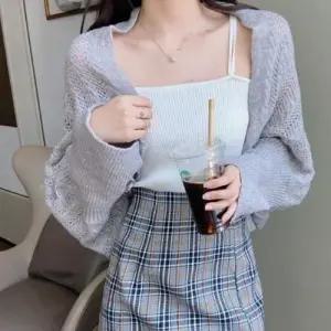 3색 1개 니트 숄 가디건 어깨망토 머플러 목도리 조끼 WFGA24O