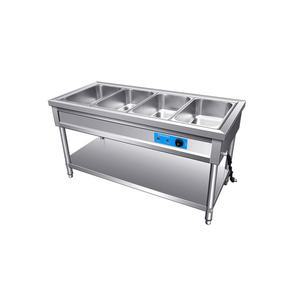뷔폐 보온 배식대 스마트온도조절 2구 2칸 스테인레스 특수두께 깊이 15cm