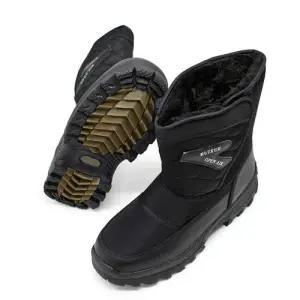 털안감 남자 블랙 부츠 생활부츠 4cm 찍찍이 타입 WFG9IHH