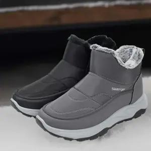 패딩원단 심플 겨울부츠 키높이 방한화 따뜻한 털안감 WFG9IHC