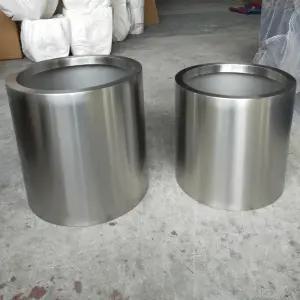 스테인레스 대형 화단 조경 원형 정원 화분 카페 스틸 스텐