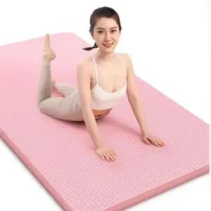 두꺼운 와이드 홈 트레이닝 헬스 요가 매트