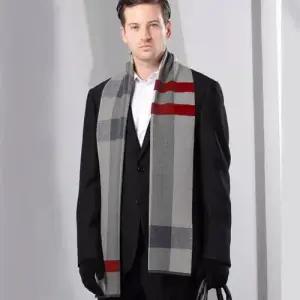 따뜻한 격자 목도리 남성 커플 예쁜 니트목도리 패션 WFG961W