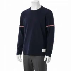 톰브라운 코튼 럭비 롱 슬리브 티셔츠 네이비 MJS281A J0199 415