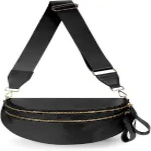 여성용 오버사이즈 크로스바디 범백 데일리 패션 힙색 벨트백 대용량 수납 보조가방 블랙