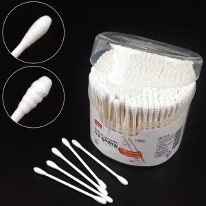 300P 듀얼 종이면봉 순면면봉 일회용면봉 양면면봉 메이크업면봉 귀청소면봉
