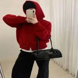 여성용 니트 동계 가을 싱글 스웨터 상의도톰 아이템 후드 트렌디 카디건 버클 가디건 HT4