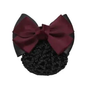 간호사 승무원 와인 리본 머리망 알바 면접 헤어망