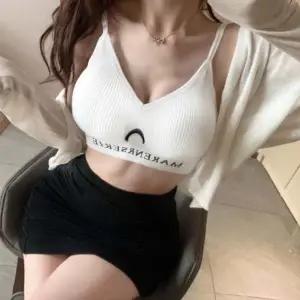 스포츠브라 여성 이너탑 반달패드 나시형 속옷 브라탑