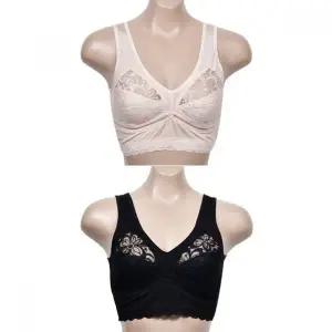 인견소재 노와이어 레이스 런닝형 편안한 여성속옷