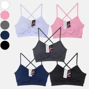 흡습속건 쿨링 일자 셔링 스트랩 탑브라