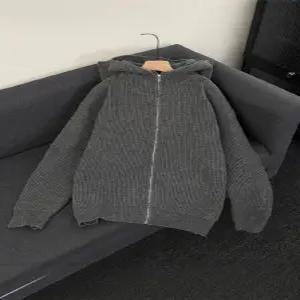 남친 겨울 빈티지 가을 니트 회색 스웨터 트렌디 카디건 솔리드 후드 아이템 집업 HT4