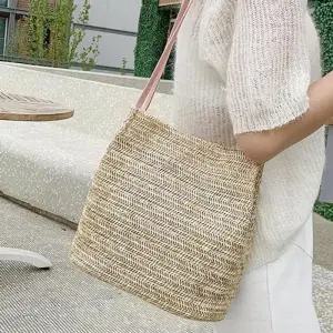 [라일리] Rly 썸머가방 밀짚 왕골 라탄 컬러여성숄더백 라탄 여