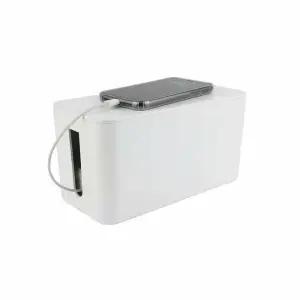 [라일리] Rly 멀티탭 다용도 전선정리함 소형 화이트