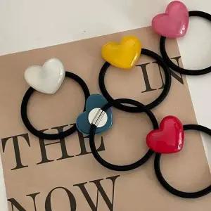 미니 여름 가을 선명 고급 소품샵 편안한 투명 반투명 머리끈