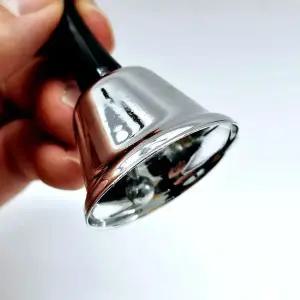 핸드벨 종 키링 귀여운 인형 가방 키홀더 실버