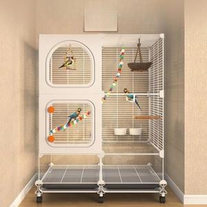 앵무새장 대형 사육장 새장 앵무새 울타리 케 바퀴달린 둥치 이동장 철장