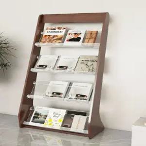 잡지꽂이 홍보물 게시대 진열대 브로셔 거치대 접이식
