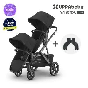 [어파베이비](대구신세계) 디럭스 유모차 비스타V3 + 럼블시트V3 + 어퍼어댑터 세트