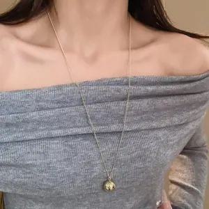 [라일리쥬얼리] Rly 여자목걸이 긴길이 포인트패션 코디장신 골드