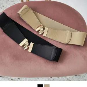 TBZ 여성 낙엽장식 스판벨트