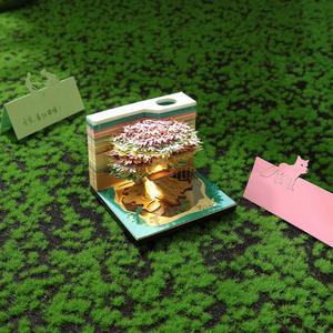 캘린더 어드벤트 조명 호그와트 메모지 3D 입체