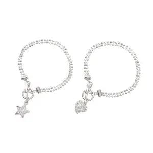 CRICRI 별 스타 스와로브스키 크리스탈 제작 팔찌