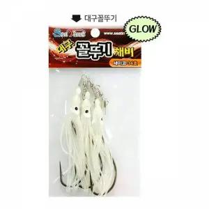 TBZ ST 대구 꼴뚜기 GLOW RH 채비 메탈 지그 지깅