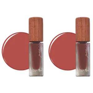 미크릿 무향 매니큐어 발색 24 덴드로비움 브라운X2개 BNS